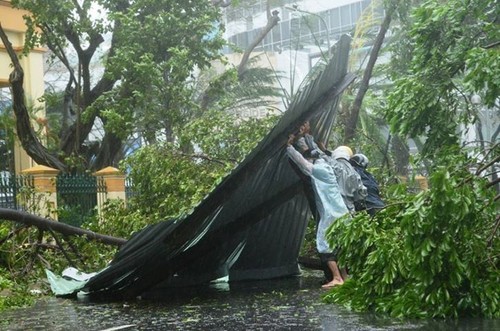 Le Centre répare les conséquences du typhon Nari - ảnh 1